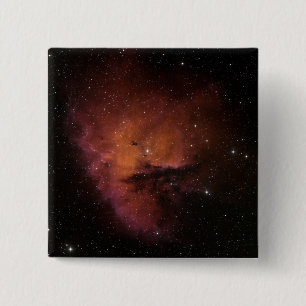 Bok Globules in NGC 281 2 Inch Square Button