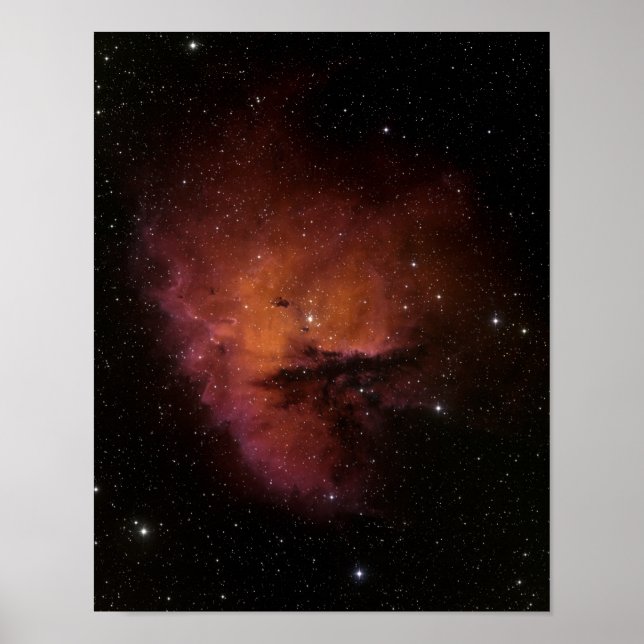 Bok Globules in NGC 281 Poster (Front)