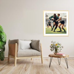 Bok! - Rugby Players Art Print
