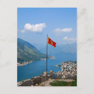 Boka Kotorska in Montenegro Postcard