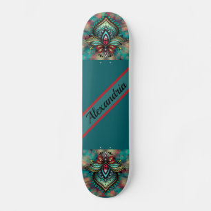 Bokeh and Bohemian Skateboard