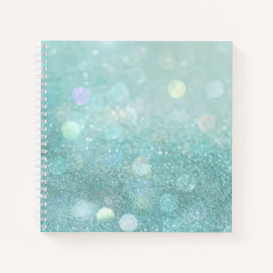 Bokeh and Glitter Sketchbook  Notebook