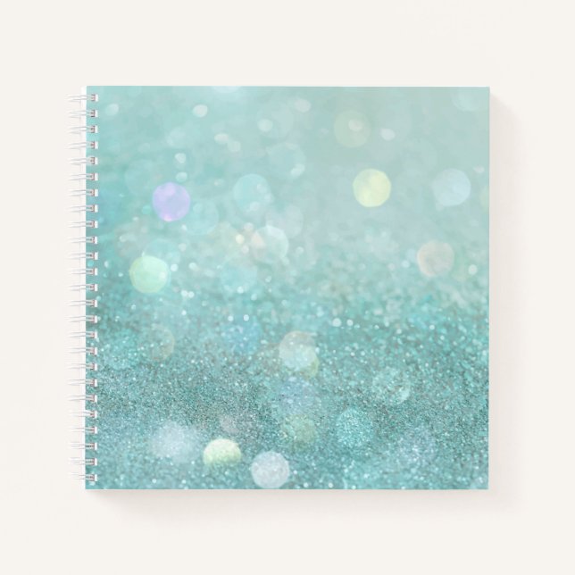 Bokeh and Glitter Sketchbook  Notebook (Front)