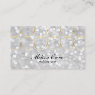 Bokeh and Rings Business Card