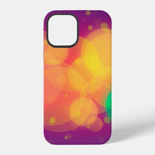 Bokeh background texture colourful iPhone case (Back)