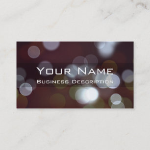 Bokeh Carte de visite