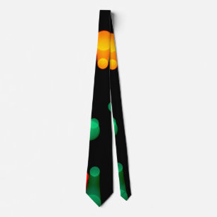 Bokeh Christmas Lights With Zoom Light Trails Tie