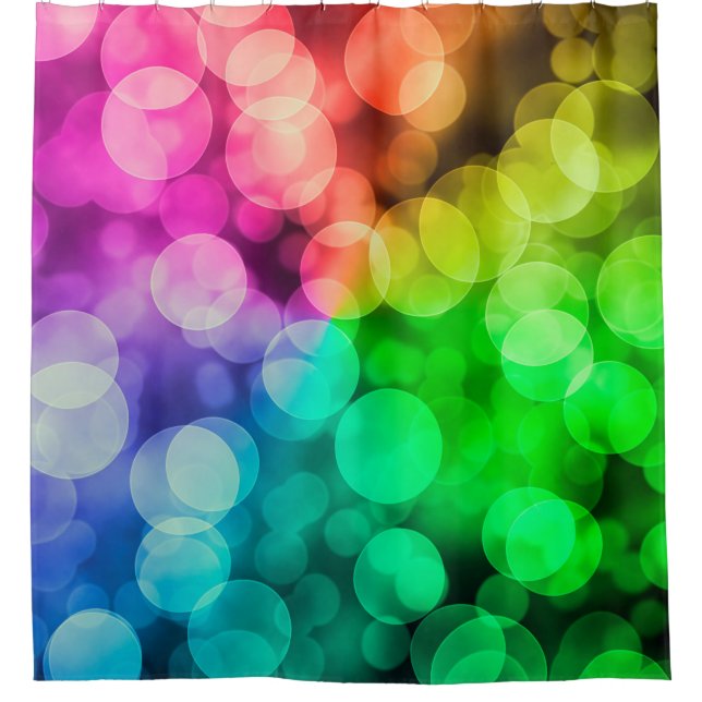Bokeh colourful rainbow background (Front)