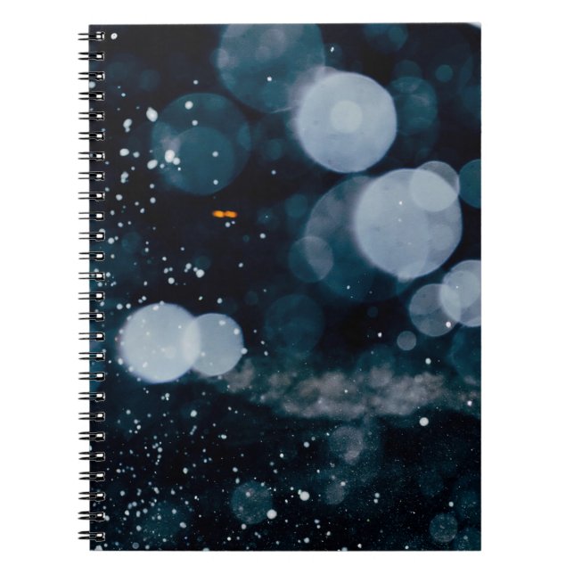 Bokeh effects wallpaper notebook (Front)