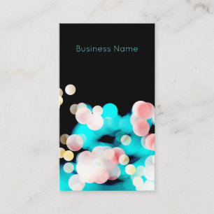 Bokeh Elegant Modern Business Card