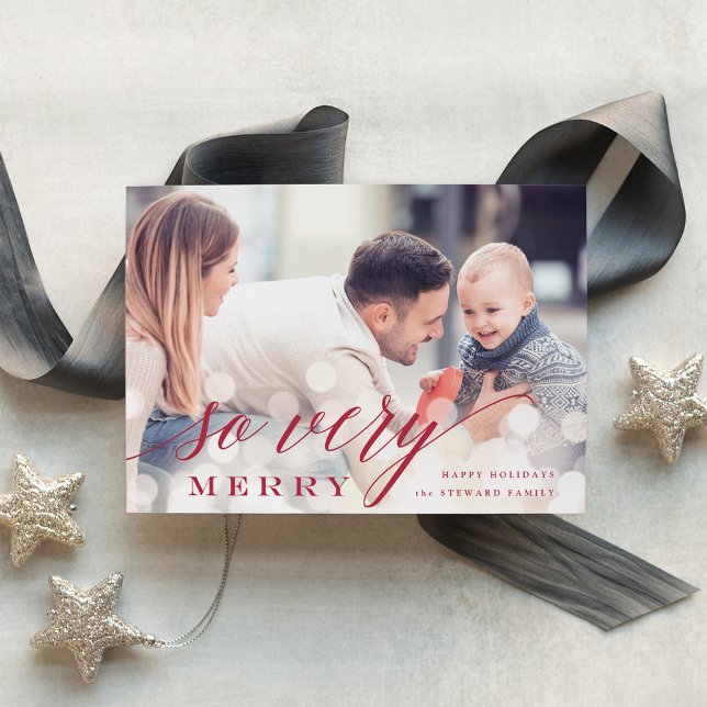 Bokeh Flare | Carte de vœux festive (Créateur téléchargé)