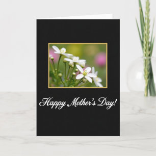 Bokeh Floral Frame Card