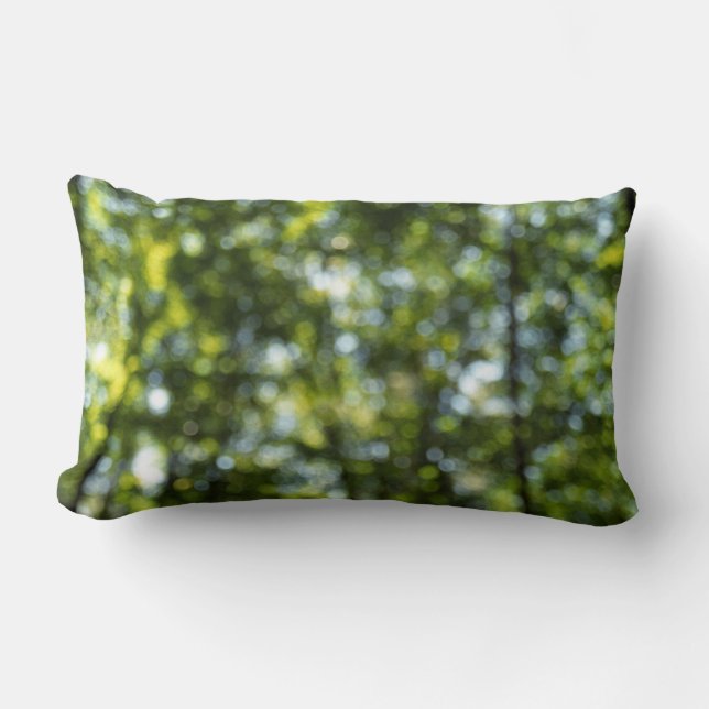 Bokeh in Spring Lumbar Pillow (Front)
