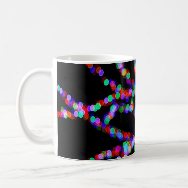 Bokeh lights coffee mug (Left)