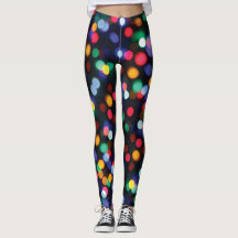 Bokeh NoëlLumières Motif Leggings