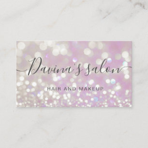 bokeh pastel crystal luxurious Business Card