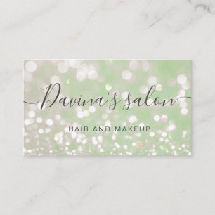 bokeh pastel crystal luxurious Business Card