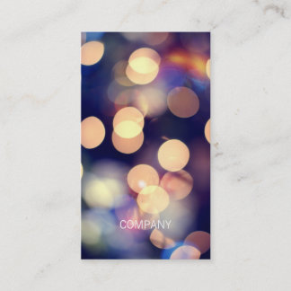 Bokeh Photography Business Cards