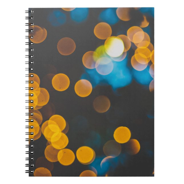 Bokeh photography digital wallpaper notebook (Front)