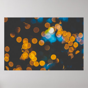 Bokeh photography digital wallpaper poster