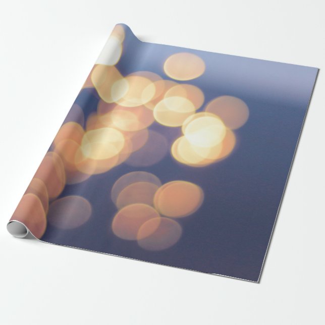 Bokeh photography of lights wrapping paper (Unrolled)