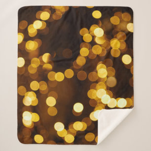 Bokeh photography sherpa blanket