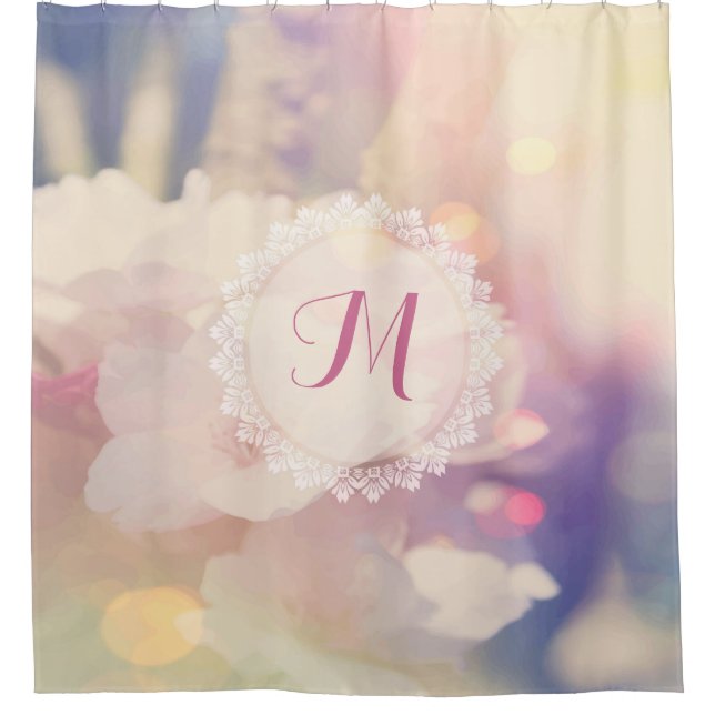 Bokeh Pink Yellow Fine Floral Background (Front)