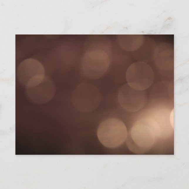 Bokeh Postcard (Front)