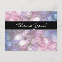 Bokeh sparkle lights trendy event thank you