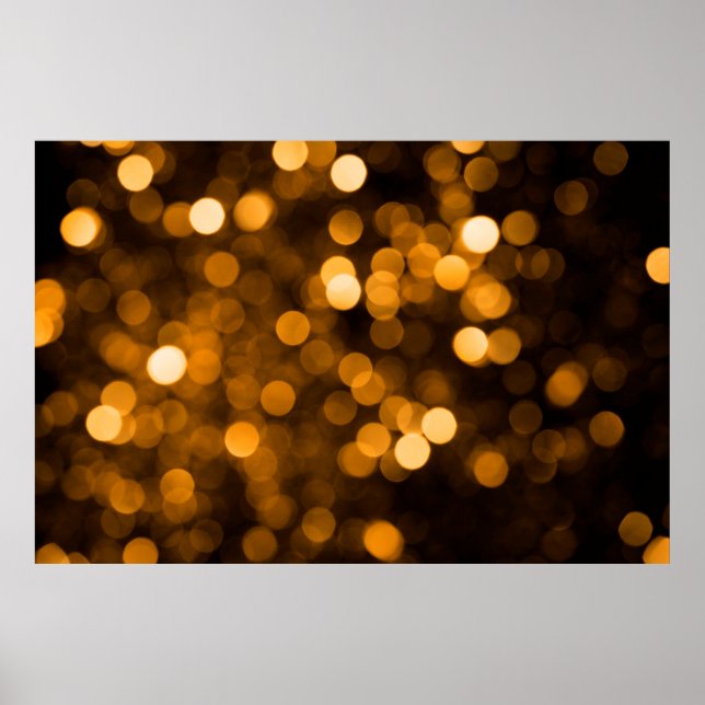 Bokeh texture lights bright colour poster (Front)