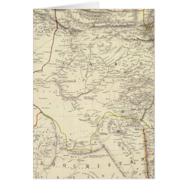 Bokhara, Cabool, Beloochistan &c (Front)