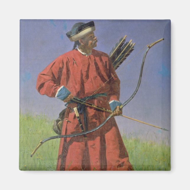 Bokharan Soldier , 1873 Magnet (Front)