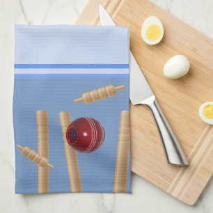 Bol Bleu Au Cricket, Serviette De Plat