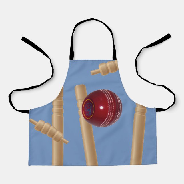 Bol Bleu Au Cricket, Tablier Plein Impression Pour (Recto)
