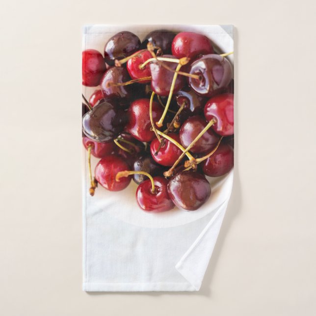 bol de cerises (Serviette à main)