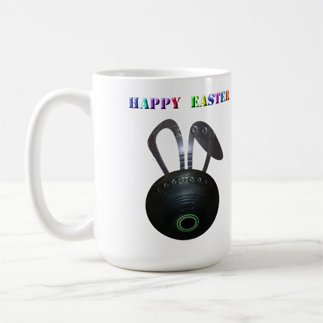 Bol de pelouse Lapin de Pâques, Mug de café (Gauche)