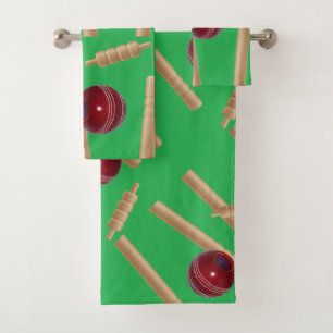 Bol Vert Au Motif De Cricket, Ensemble De Serviett
