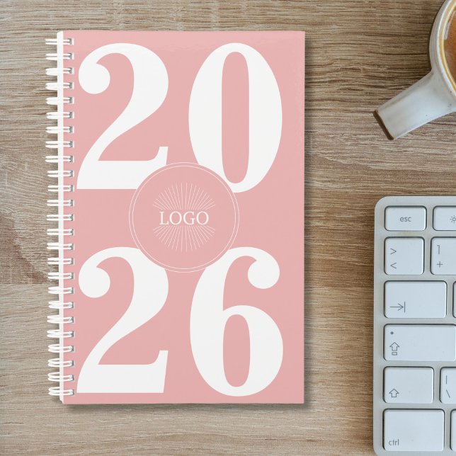 Bold 2026 Logo White Peach Pink Planner (Creator Uploaded)