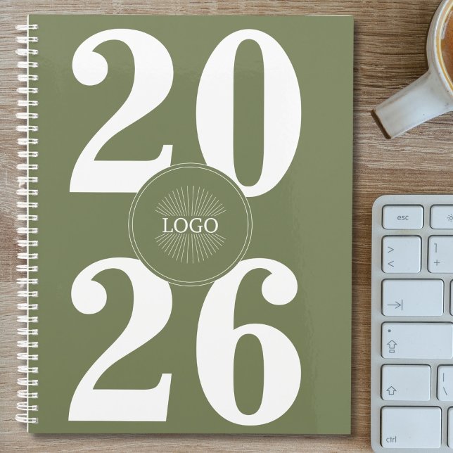Bold 2026 Logo White Sage Green Planner (Creator Uploaded)