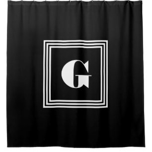 Bold 3 Frame Monogram Black & White