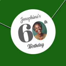 Bold 60th Birthday Party Photo