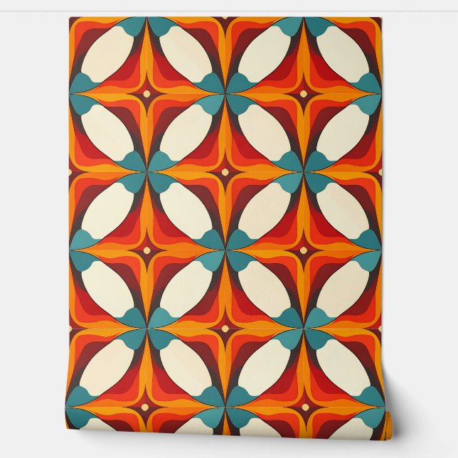 Bold 70s Shapes Wallpaper (Unrolling)