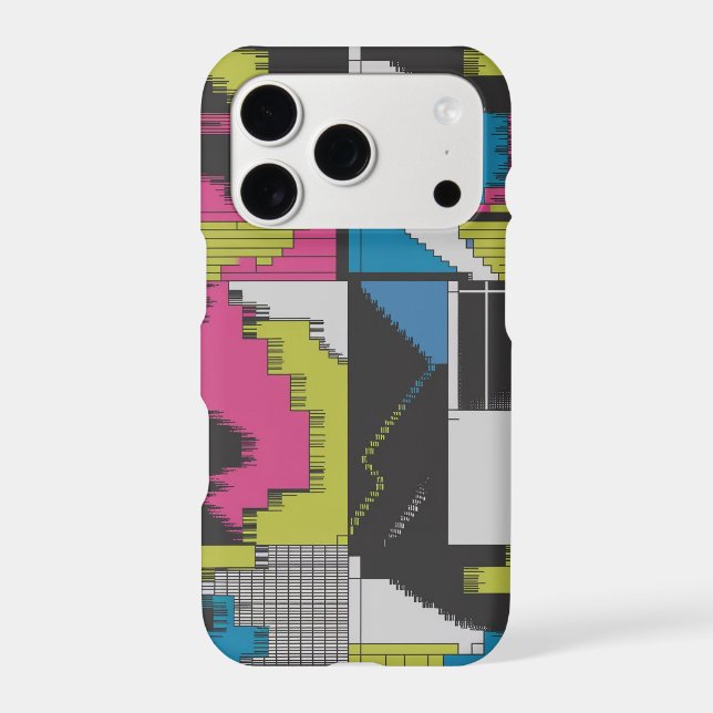 Bold 80s Abstract Geometric Pattern (Back)