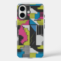 Bold 80s Abstract Geometric Pattern