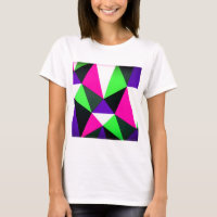 Bold 80s Color Block Neon Green Pink Purple