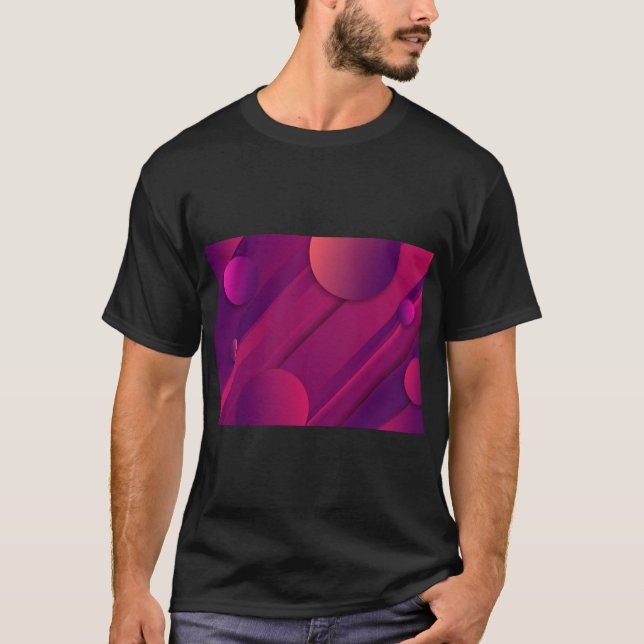 Bold Abstract Art Statemen T-Shirt (Front)