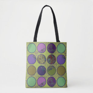 Bold Abstract Circle Pattern – Large Geometric Tote Bag
