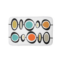 Bold Abstract Circles Mid Century Modern Retro