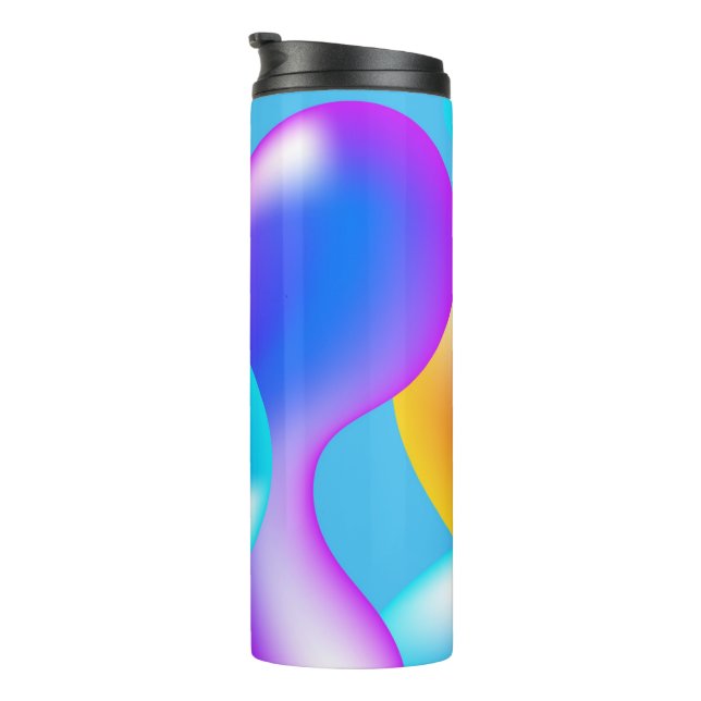 Bold Abstract Thermal Tumbler (Rotated Right)