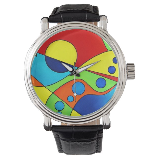Bold, Abstract Wristwatch (Front)